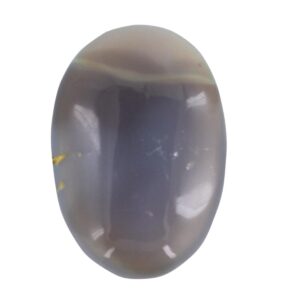 Natural Grey Opal Gemstone | 7.84 Ct Oval Cabochon Cut | 19.53 x 13.38 x 5.02 mm
