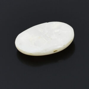 Grey Opal Gemstone | 6.99 Ct Oval Cabochon Cut | 19.26 x 14.11 x .78  mm