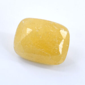Yellow Sapphire Gemstone – Cushion Mixed Cut for Making Jewelry, Prosperity, Health & Success!