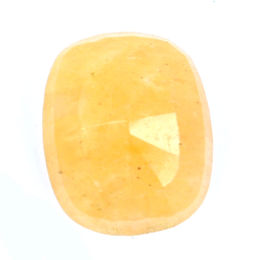 Natural 6.23 Cts Yellow Sapphire Gemstone – Oval Mixed Cut for Making Jewelry