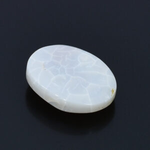 Natural White Opal Gemstone | 8.70 Ct Oval Cabochon Cut | 18 x 14 x 5 mm