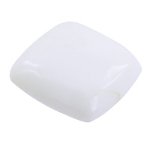 Natural White Opal Gemstone |10.35Ct Squair Cabochon Cut | 17 x 18 x 5 mm Birthstone Jewelry | Healing Crystal