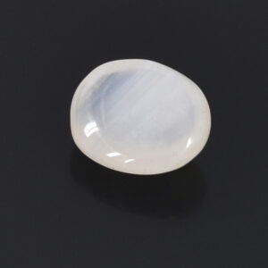 Natural White Opal Gemstone |7.55Ct Oval Cabochon Cut | 14 x 12 x 6.5 mm Birthstone Jewelry | Healing Crystal