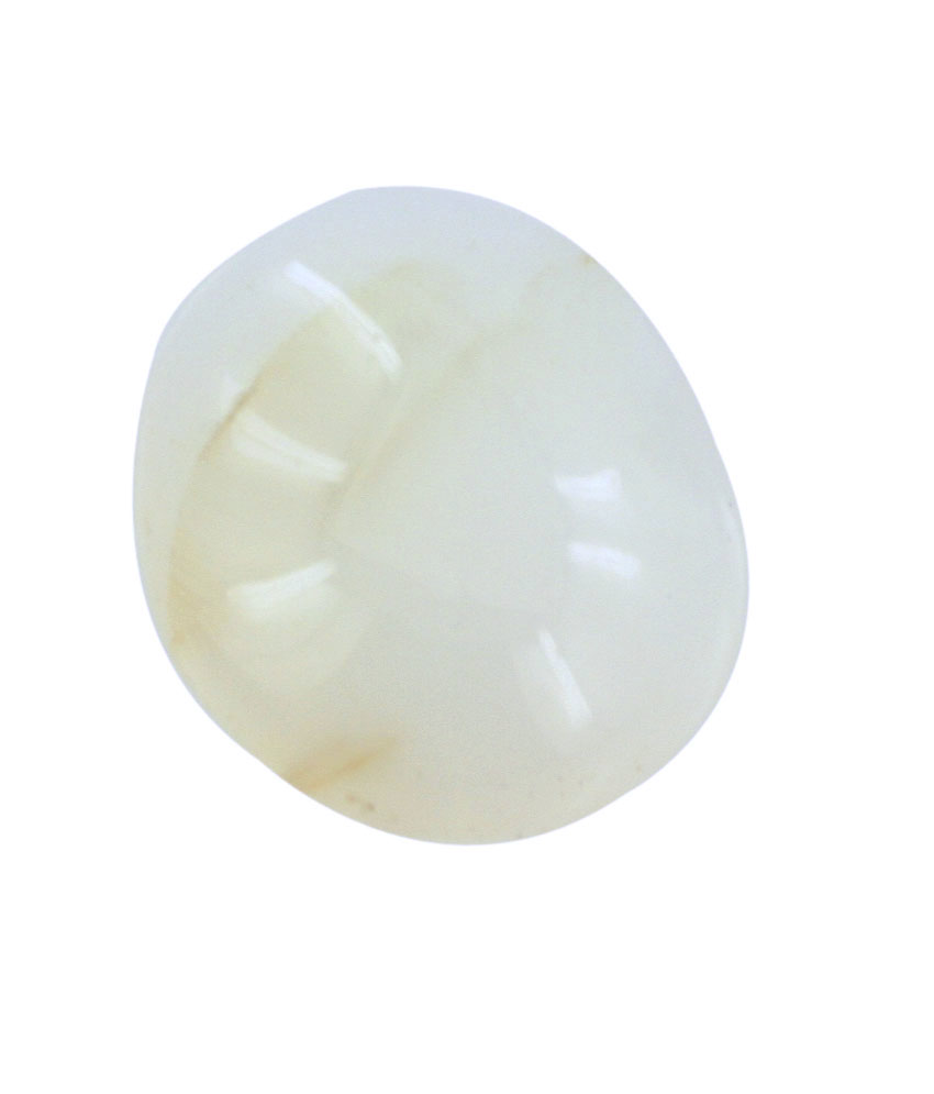Natural White Opal Gemstone |7.55Ct Oval Cabochon Cut | 14 x 12 x 6.5 mm Birthstone Jewelry | Healing Crystal - Image 3