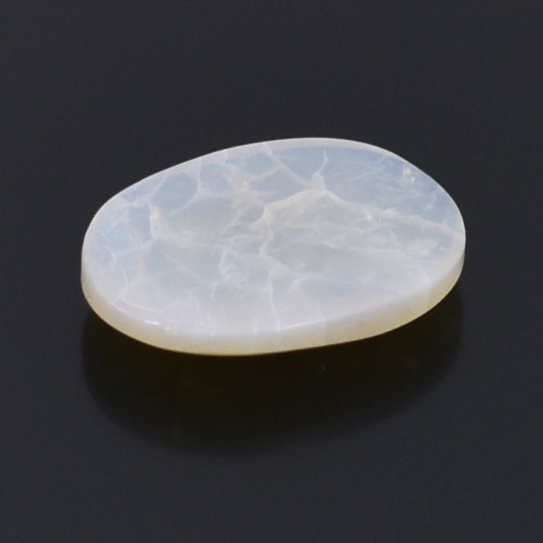 Natural Grey Opal Gemstone |4.60 Ct Oval Cabochon Cut | 16.5 x 12 x 3.5 mm