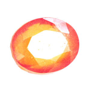 Natural 15.54 Cts Yellow Sapphire Gemstone – Oval Mixed Cut for Making Jewelry, Prosperity, Health & Success!