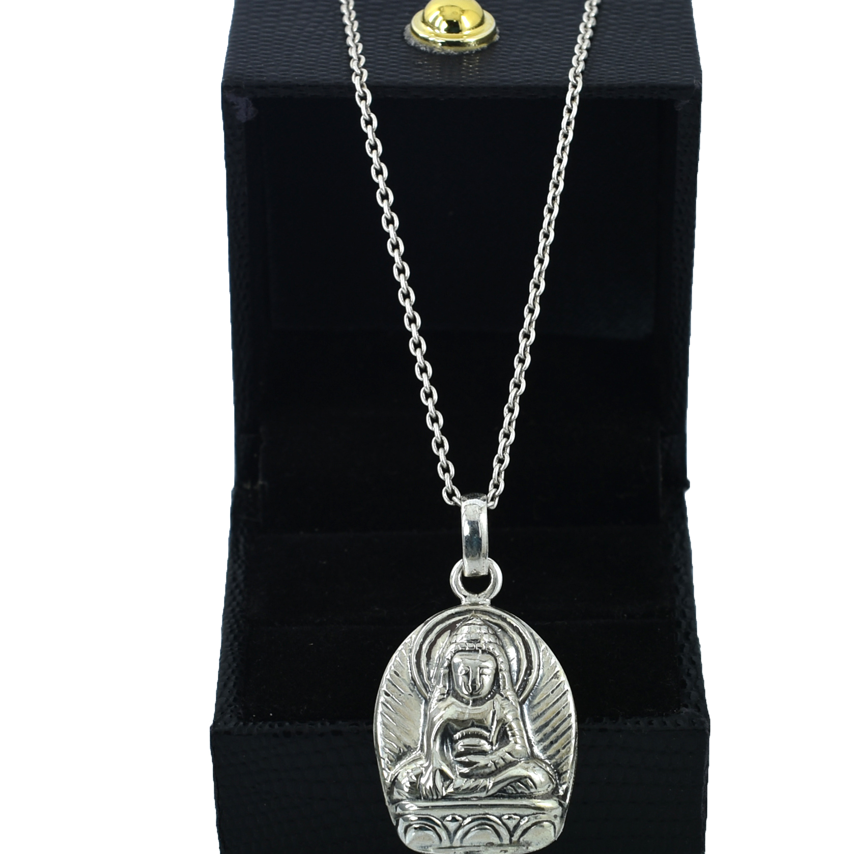 925 Sterling Silver Budh Pendant | 29.50 Ct | 27 x 21 x 5.5 mm - Image 3