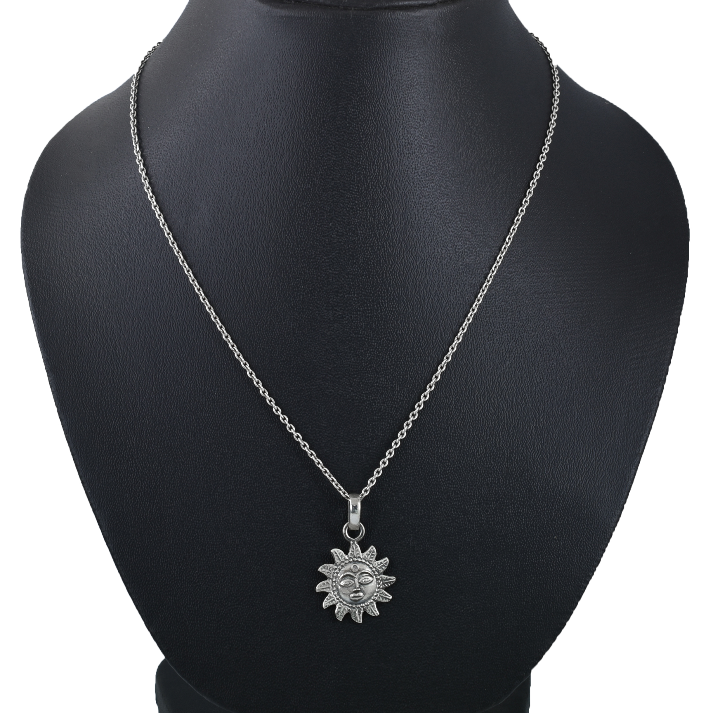 925 Sterling Silver Sun Pendant | 14.20 Ct | 20 x 19 x 2.5 mm | Handmade Spiritual Jewelry - Image 4