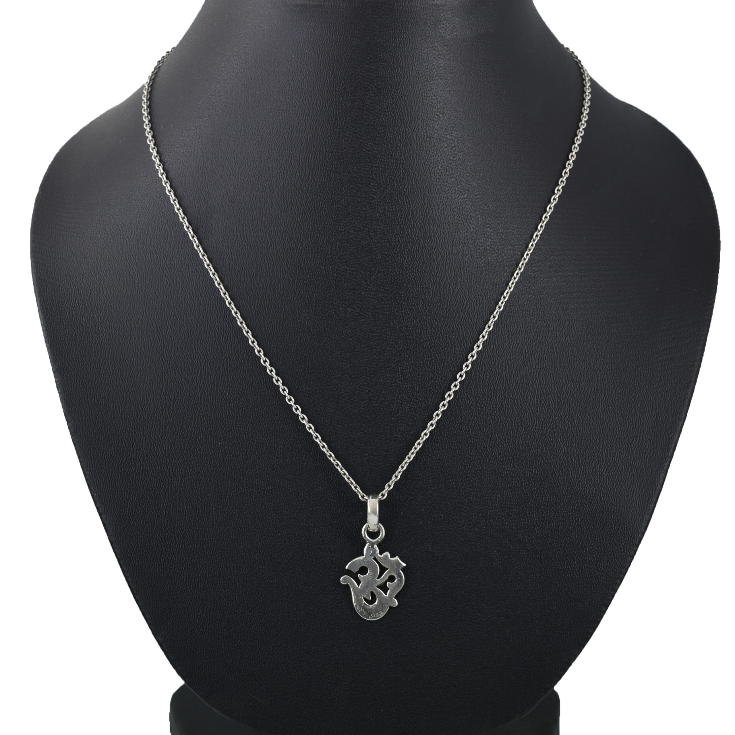 925 Sterling Silver Om Pendant - Image 4