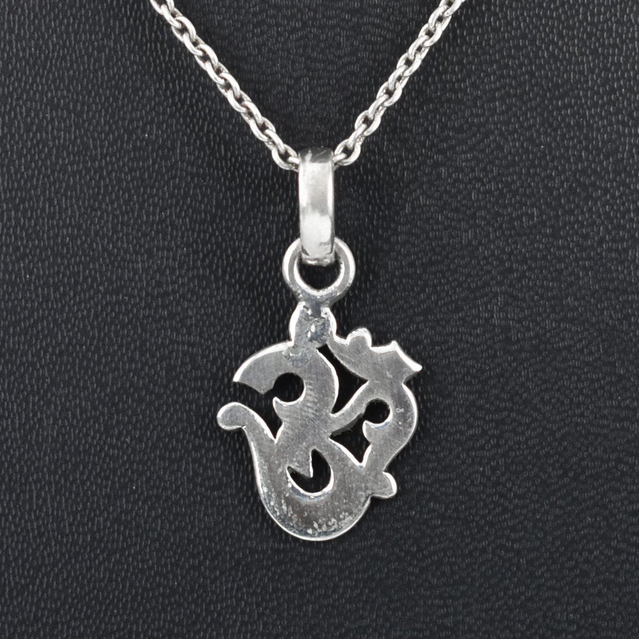 925 Sterling Silver Om Pendant - Image 5
