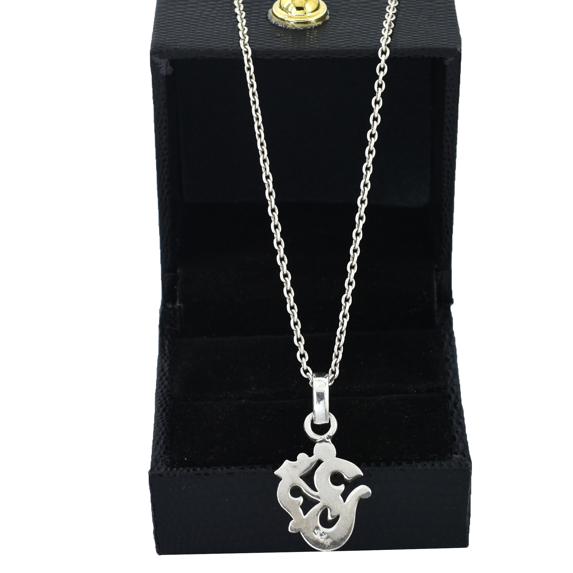 925 Sterling Silver Om Pendant - Image 8