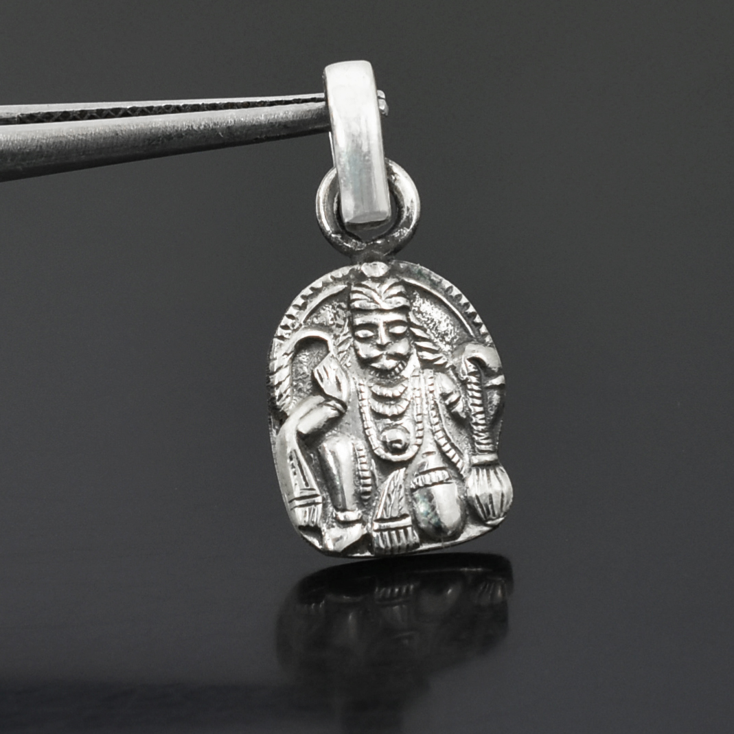 925 Sterling Silver Hanuman Ji Pendant | 11.25 Ct | 15 x 12.5 x 3 mm