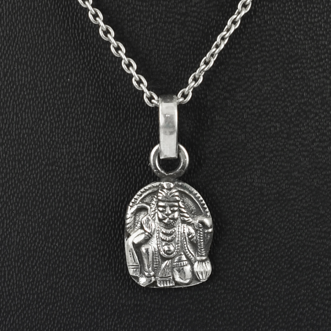 925 Sterling Silver Hanuman Ji Pendant | 11.25 Ct | 15 x 12.5 x 3 mm - Image 4