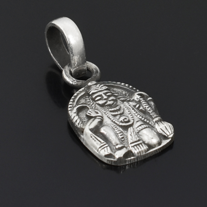 925 Sterling Silver Hanuman Ji Pendant | 11.25 Ct | 15 x 12.5 x 3 mm - Image 8