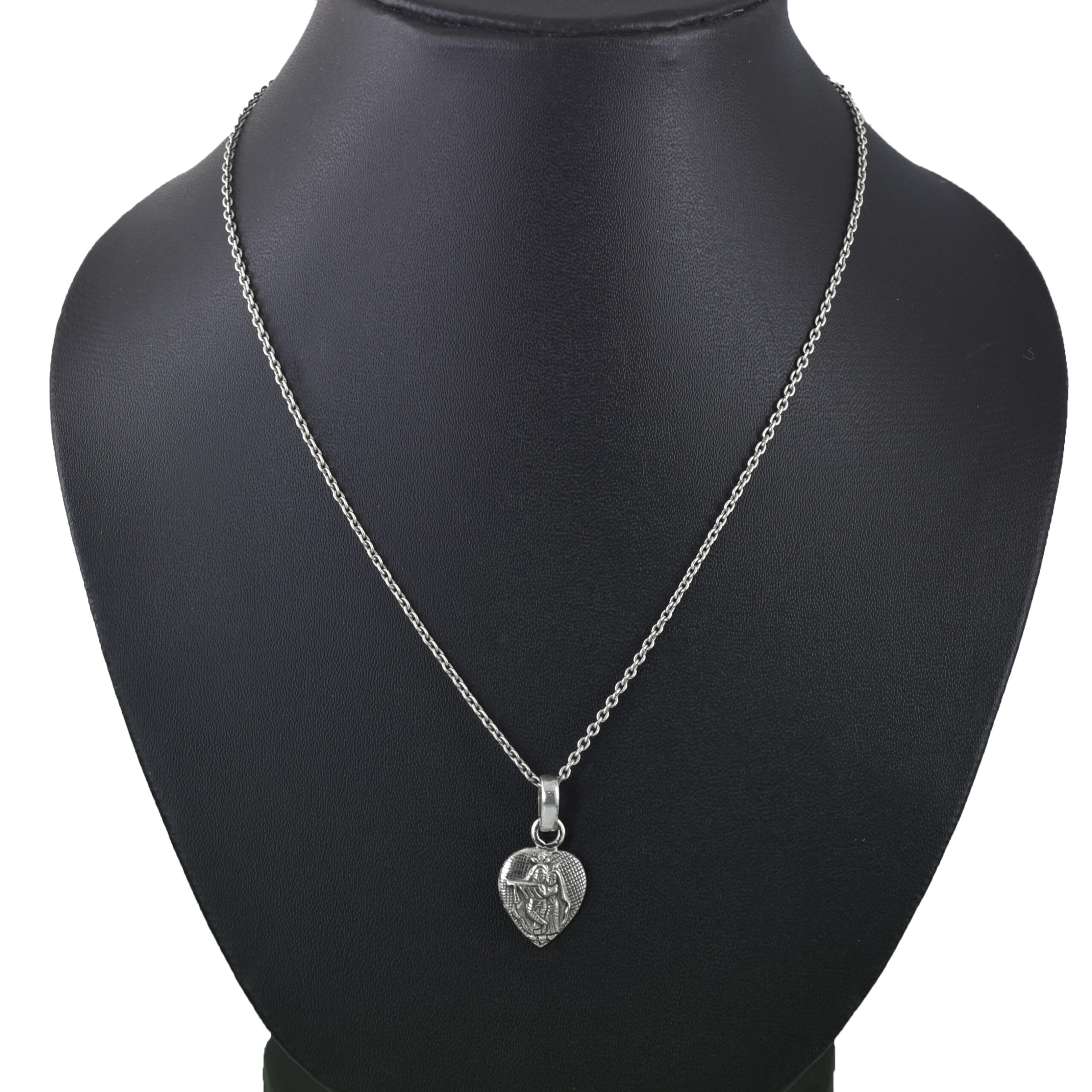 925 Sterling Silver Radha Krishna Pendant - Image 7