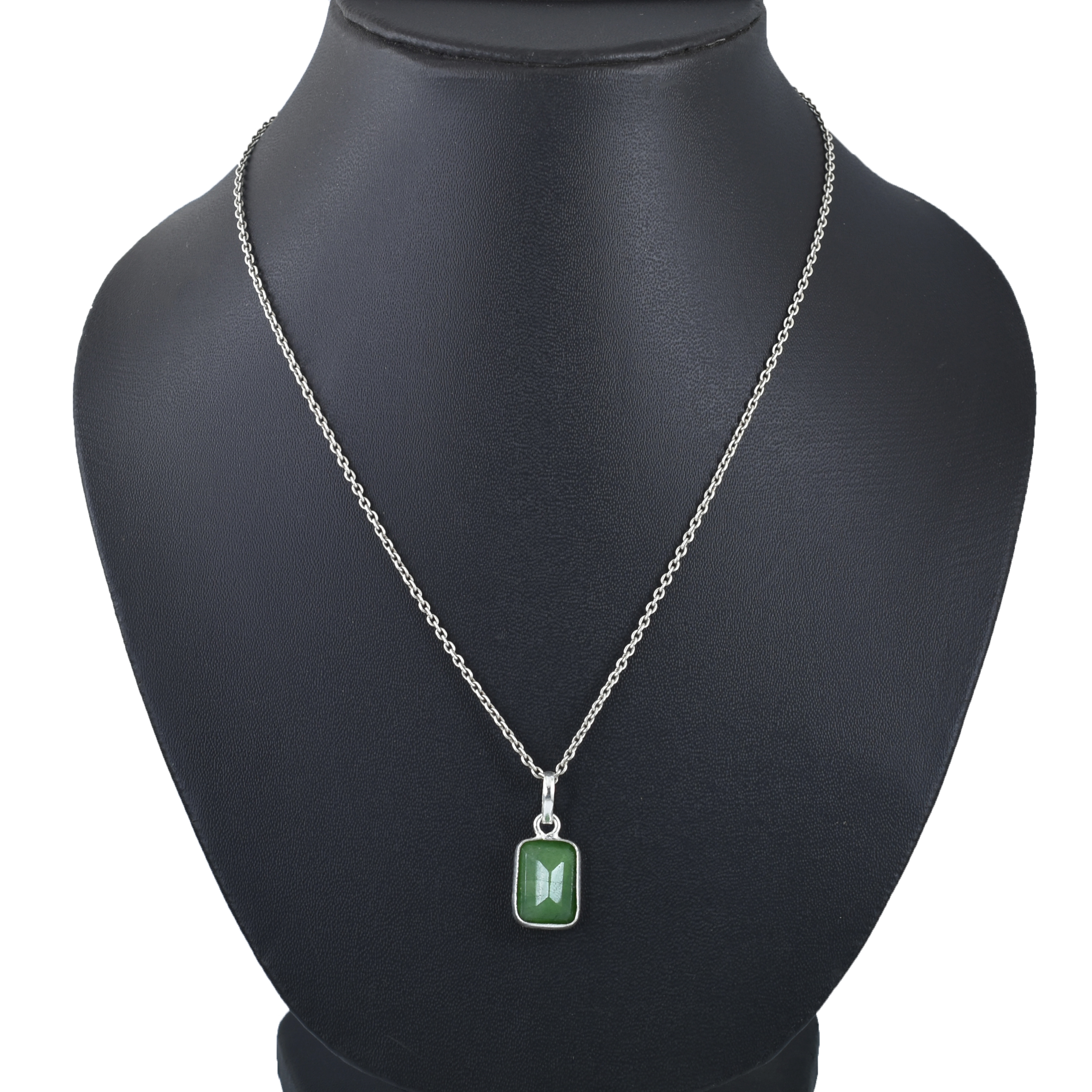 Energized Emerald Gemstone Mantra Pendant For Mercury Planet- Certified Gemstone, Unisex - Image 5