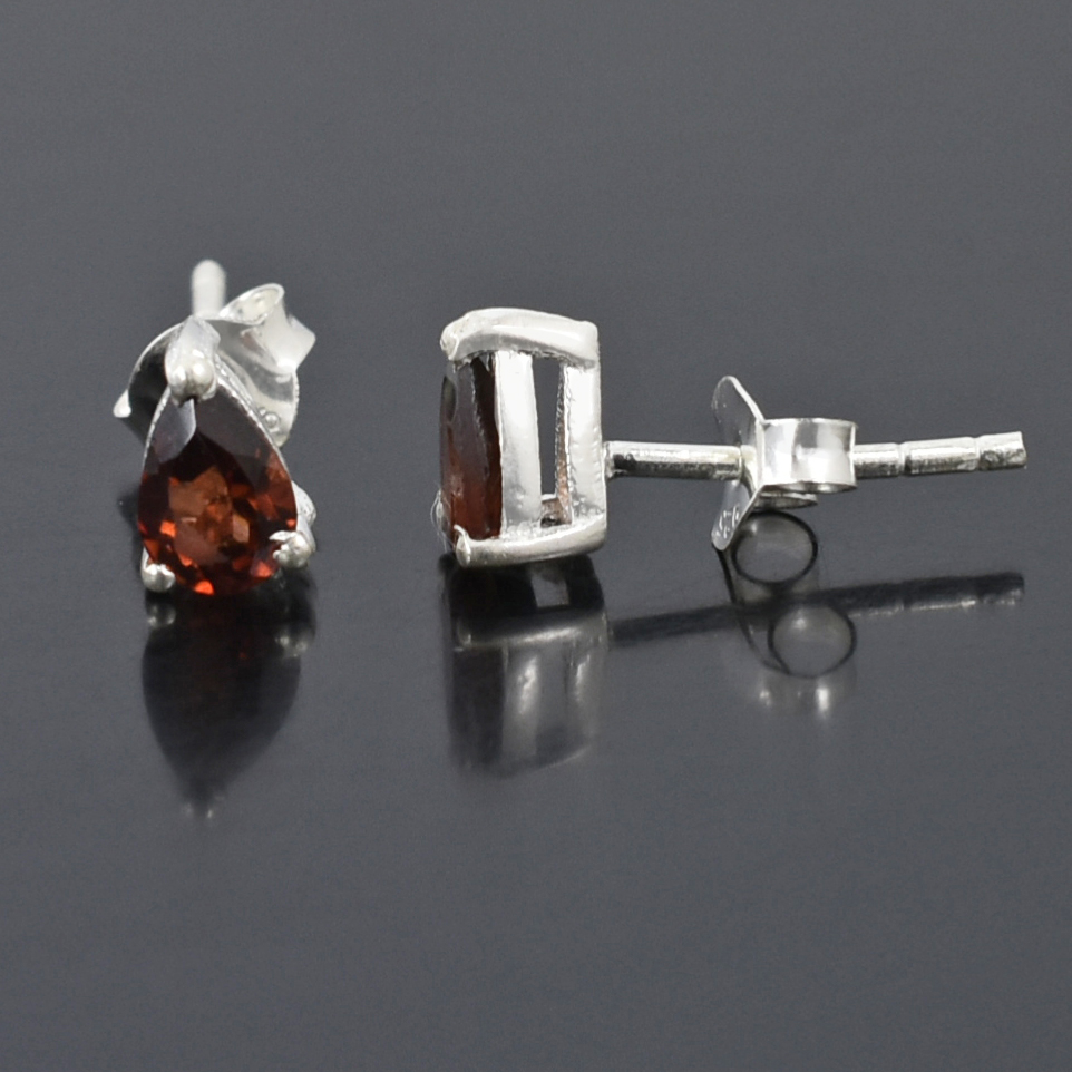 Natural Garnet Gemstone | 925 Sterling Silver | Pear Cut | 4.95 Ct | 5 x 4 mm - Image 4