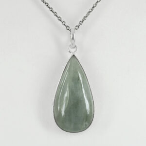Aquamarine Pendant, Pear Cut ,42.70 CT, 33 x 17 x 8 mm, Natural Gemstone, Attracts love, compassion