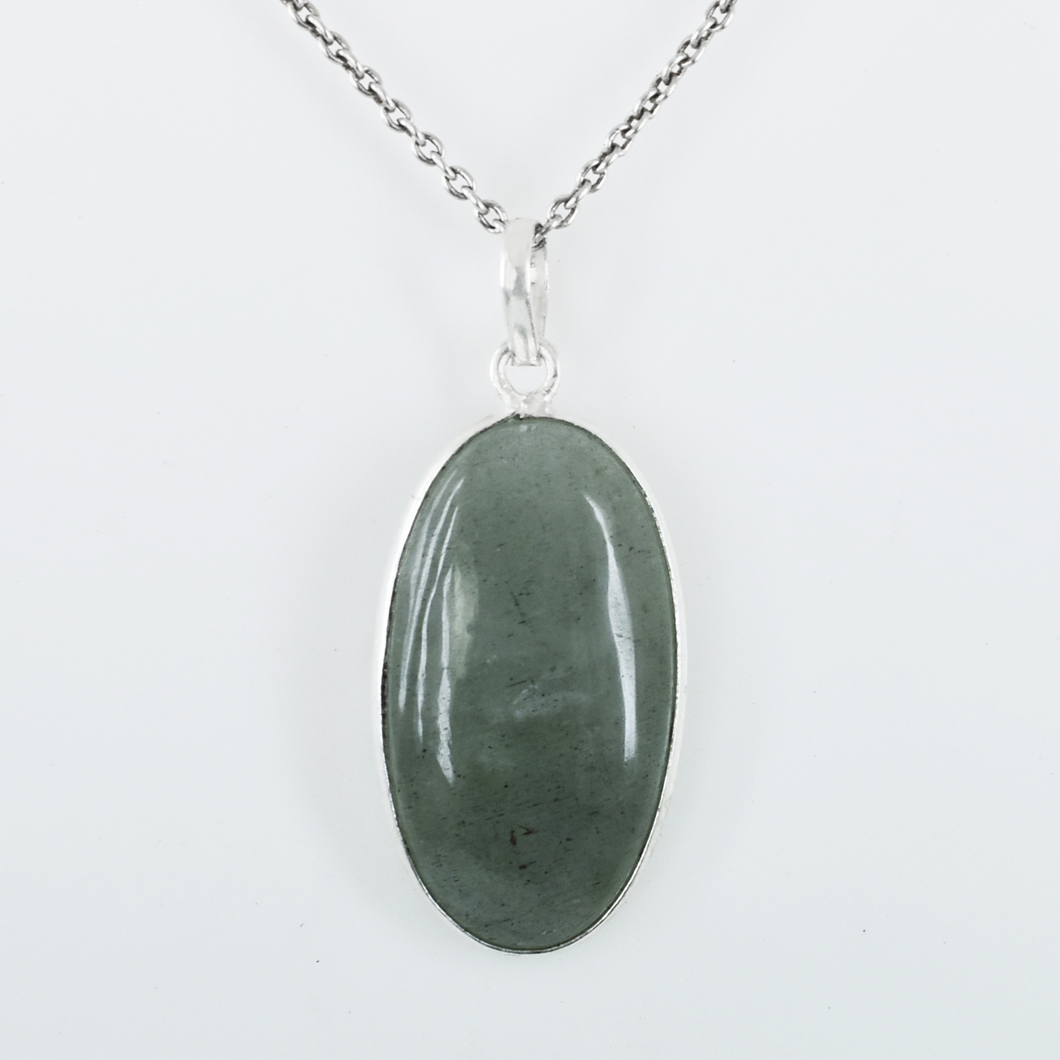 Aquamarine Pendant, Oval Cut ,41CT, 32 x 17 x 7 mm, Natural Gemstone