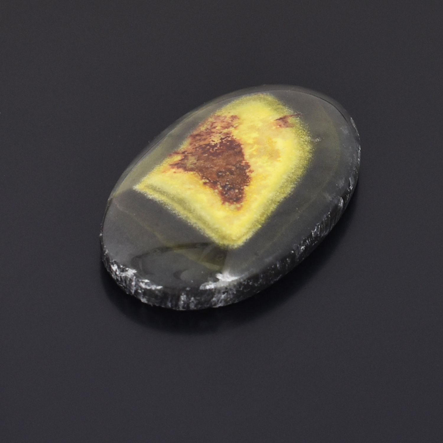 Certified Natural 41.33 Ct Oval Cabochon Pietersite (Chalcedony) Gemstone - Image 4