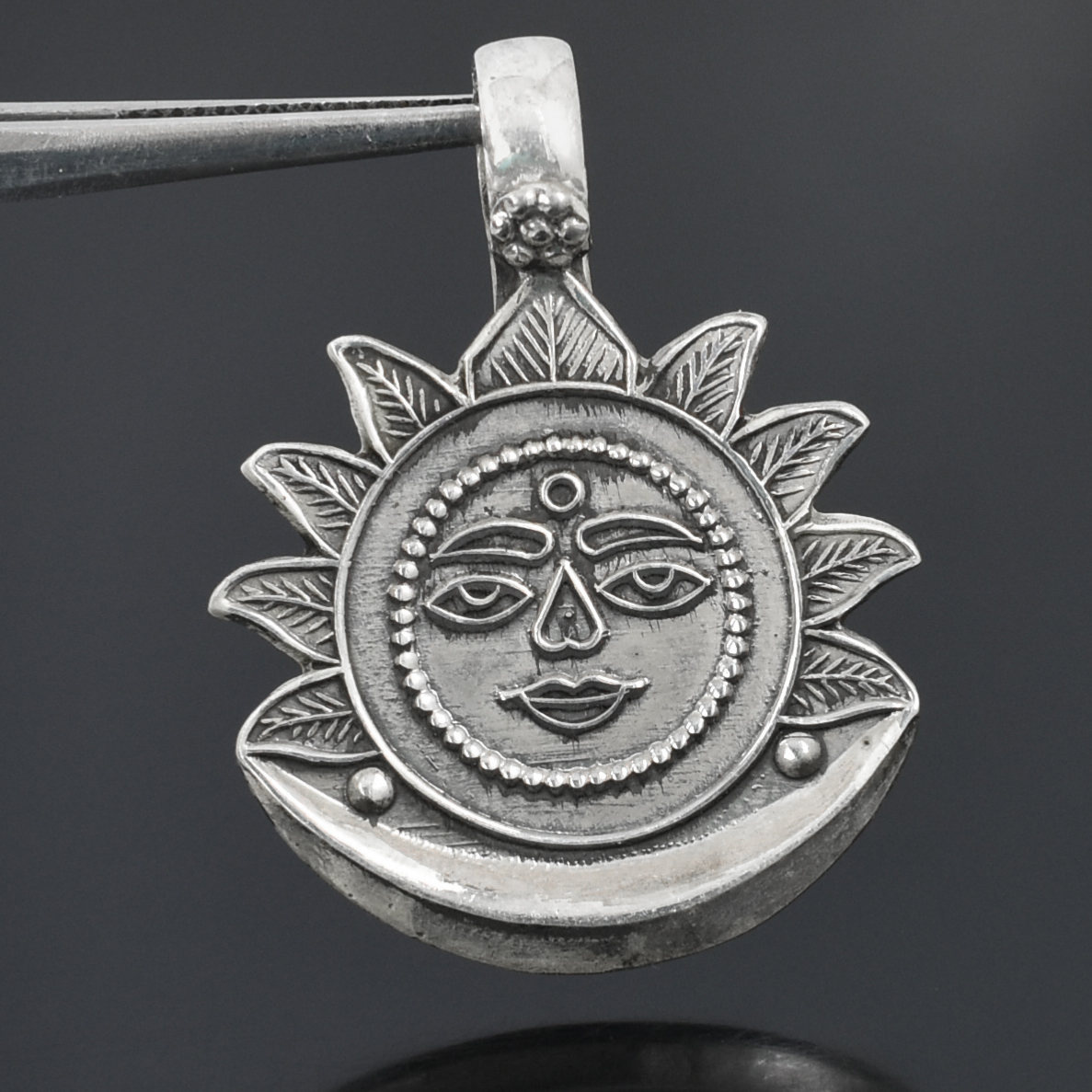 925 Sterling Silver Surya Dev Sun Pendant | Handmade Sun God Silver Pendant for Men & Women - Image 7