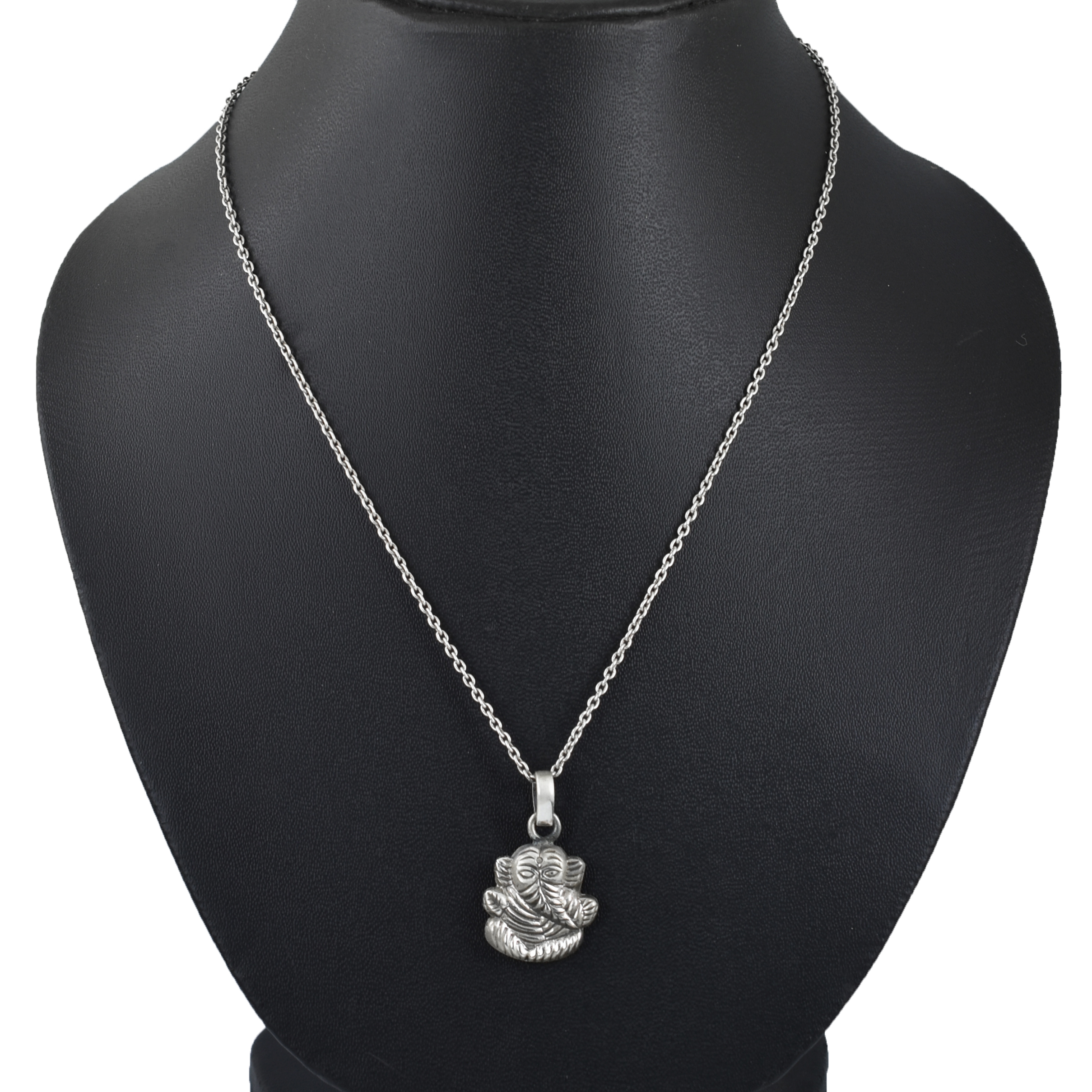 925 Sterling Silver Lord Ganesha Pendant | Handmade Oxidized Ganpati Silver Charm for Men & Women - Image 6