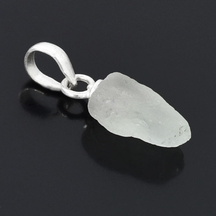 Natural Raw Blue Topaz Crystal Pendant in 925 Silver Chain | Healing Gemstone Necklace - Image 7