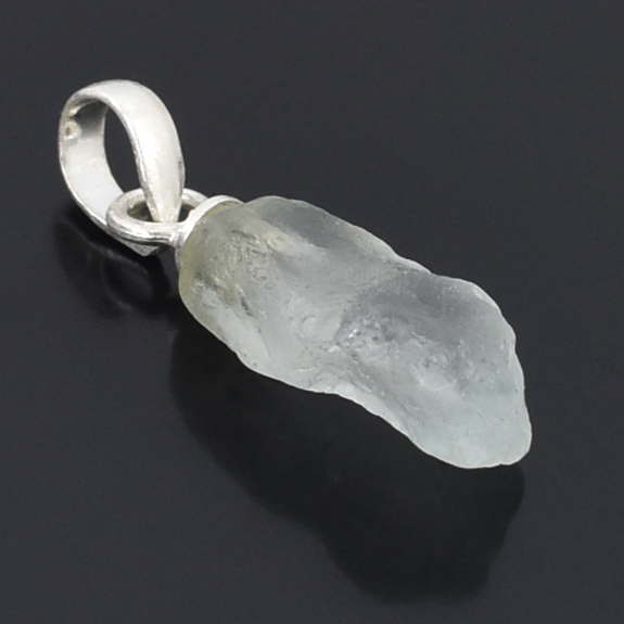 Natural Raw Aquamarine Crystal Pendant in 925 Silver Chain | Healing Gemstone Necklace - Image 7