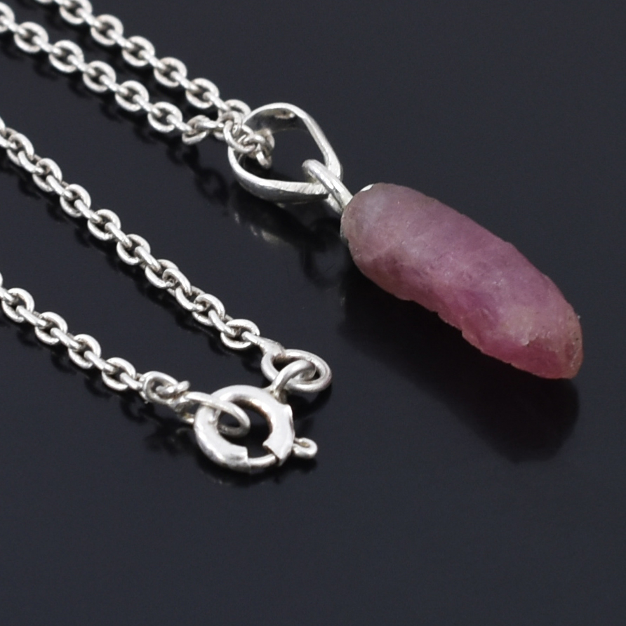 Natural Raw Ruby Crystal Pendant Necklace | Healing Gemstone for Love, Passion & Positive Energy - Image 5