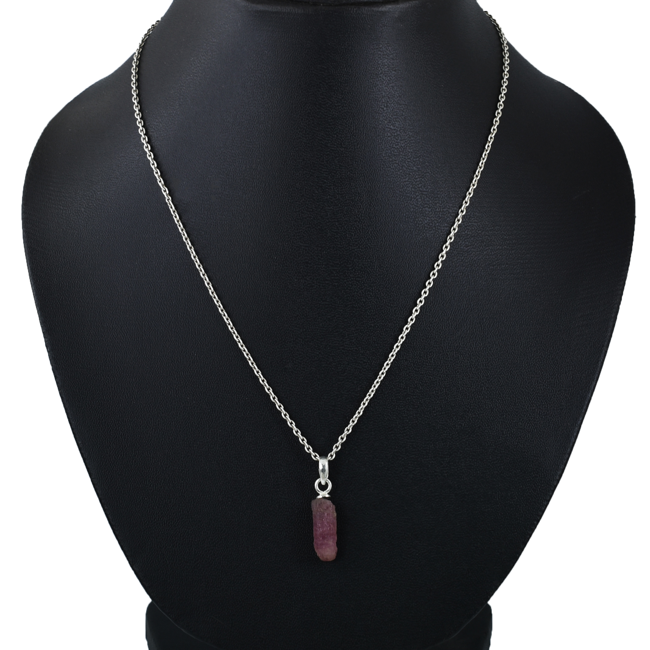 Natural Raw Ruby Crystal Pendant Necklace | Healing Gemstone for Love, Passion & Positive Energy - Image 4
