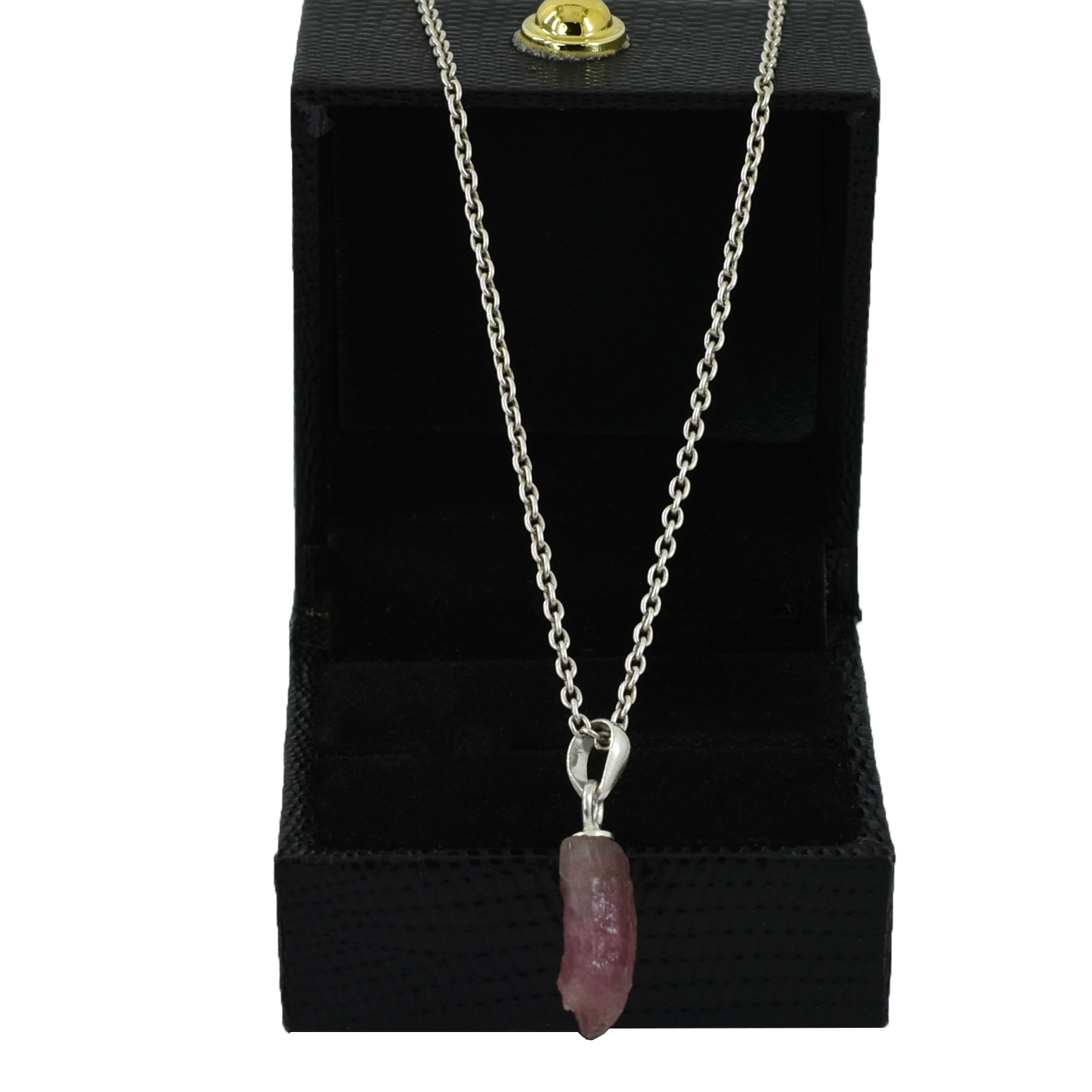 Natural Raw Ruby Crystal Pendant Necklace | Healing Gemstone for Love, Passion & Positive Energy - Image 2
