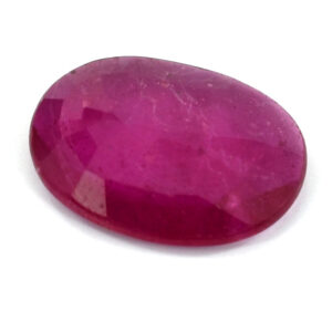 Natural Pink Ruby Oval Shape Loose Gemstone – Faceted Cabochon Cut
