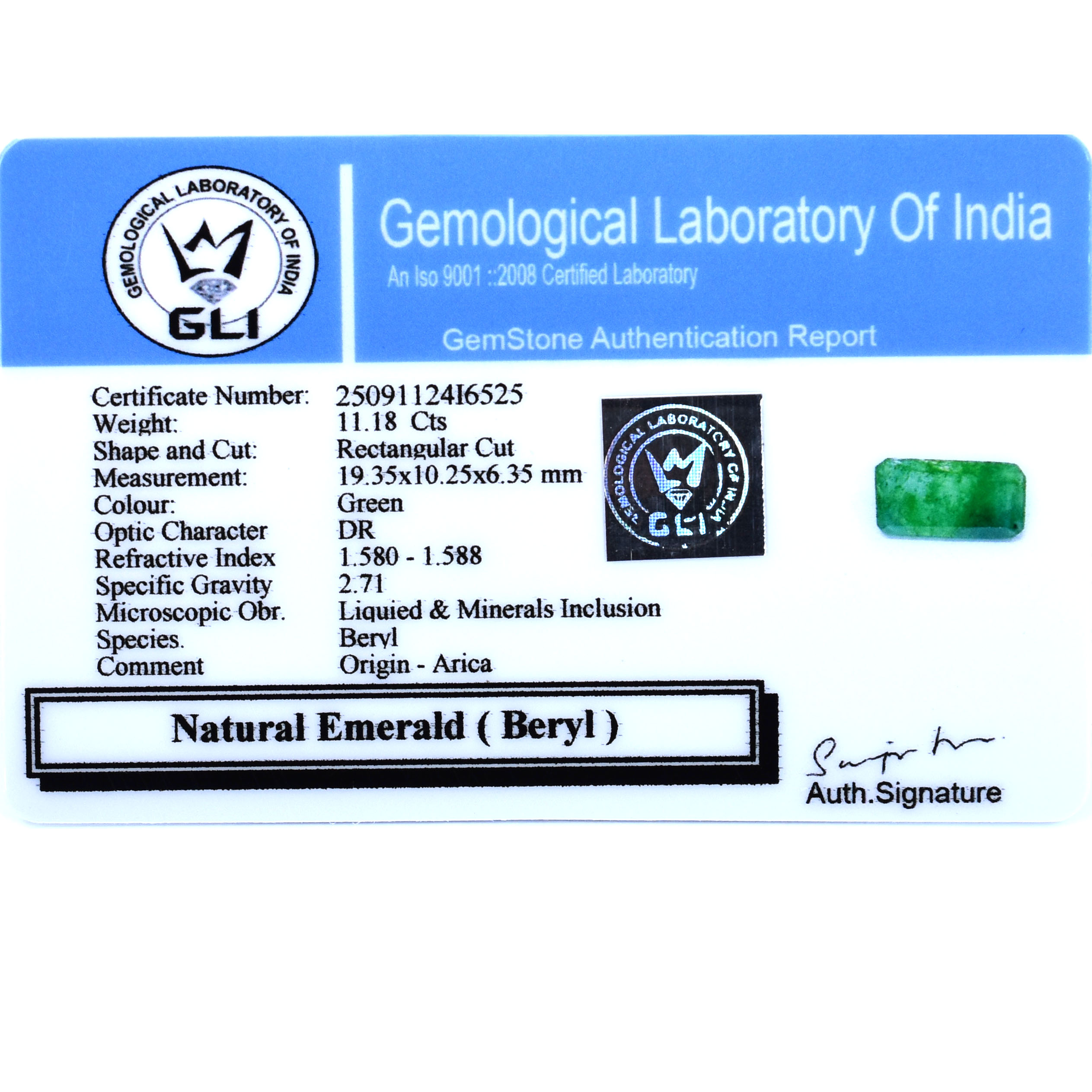 Natural Emerald (Beryl) Panna – Certified Green Gemstone for Astrology & Healing - Image 6