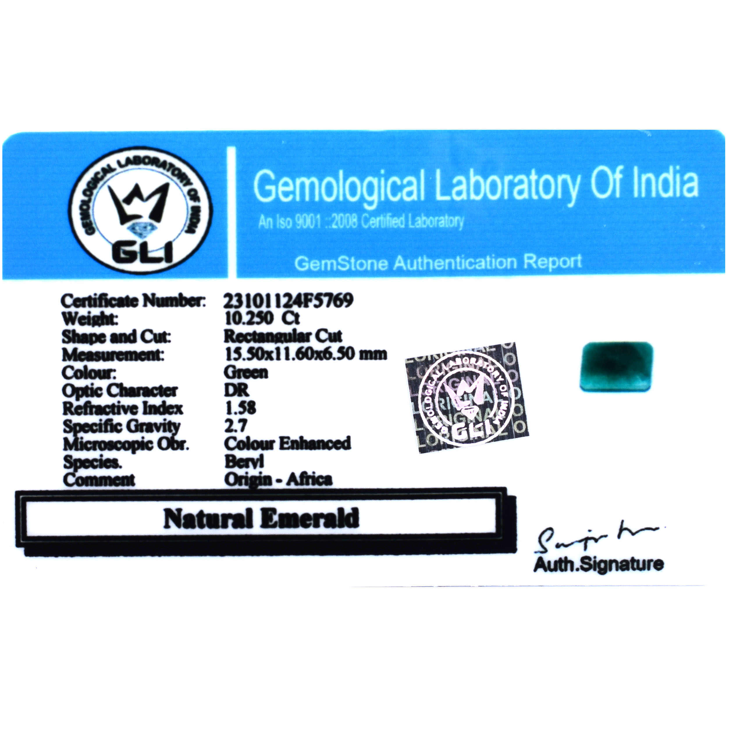 Natural Emerald (Beryl) Panna – Certified Green Gemstone for Astrology & Healing - Image 6