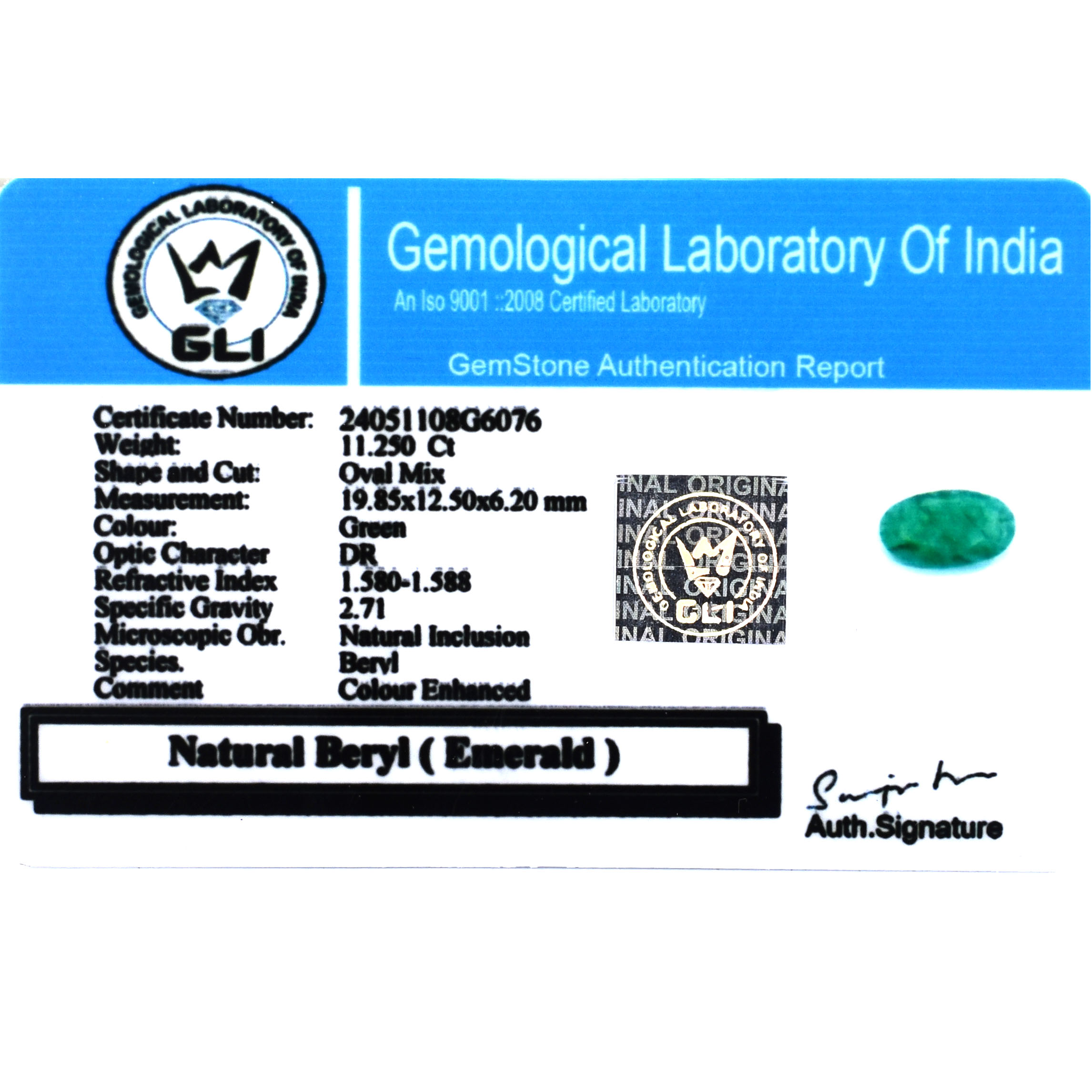 Natural Beryl Emerald (Panna) – Green Gemstone - Image 6