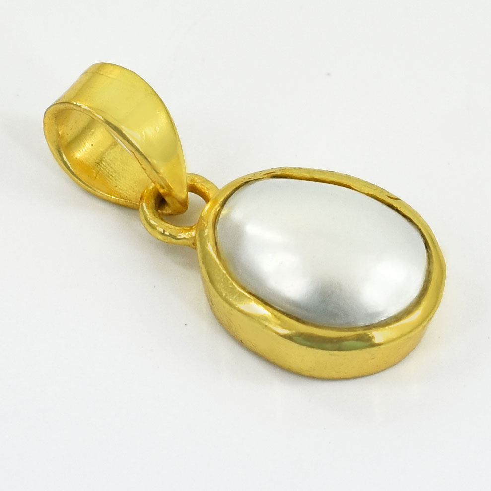 Natural Pearl (Moti) Gemstone Pendant - Image 9