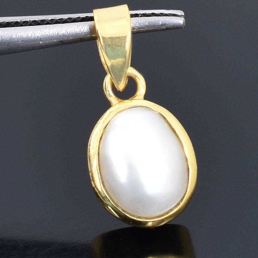 Natural Pearl (Moti) Gemstone Pendant - Image 8