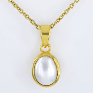 Natural Pearl (Moti) Gemstone Pendant