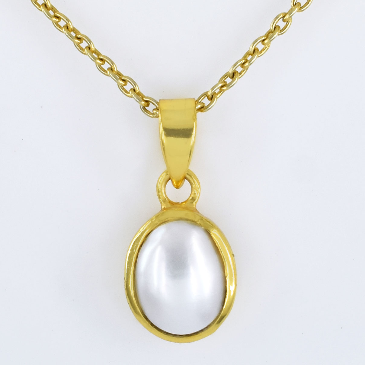 Natural Pearl (Moti) Gemstone Pendant