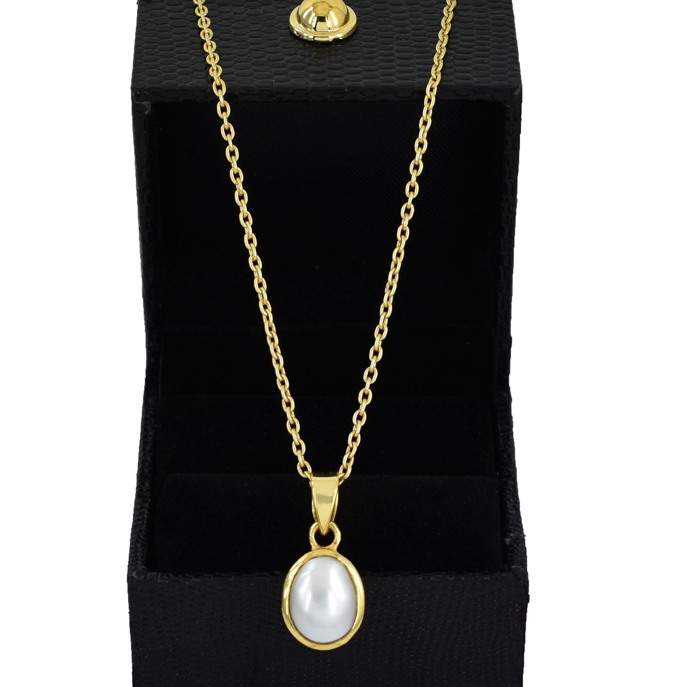 Natural Pearl (Moti) Gemstone Pendant - Image 4