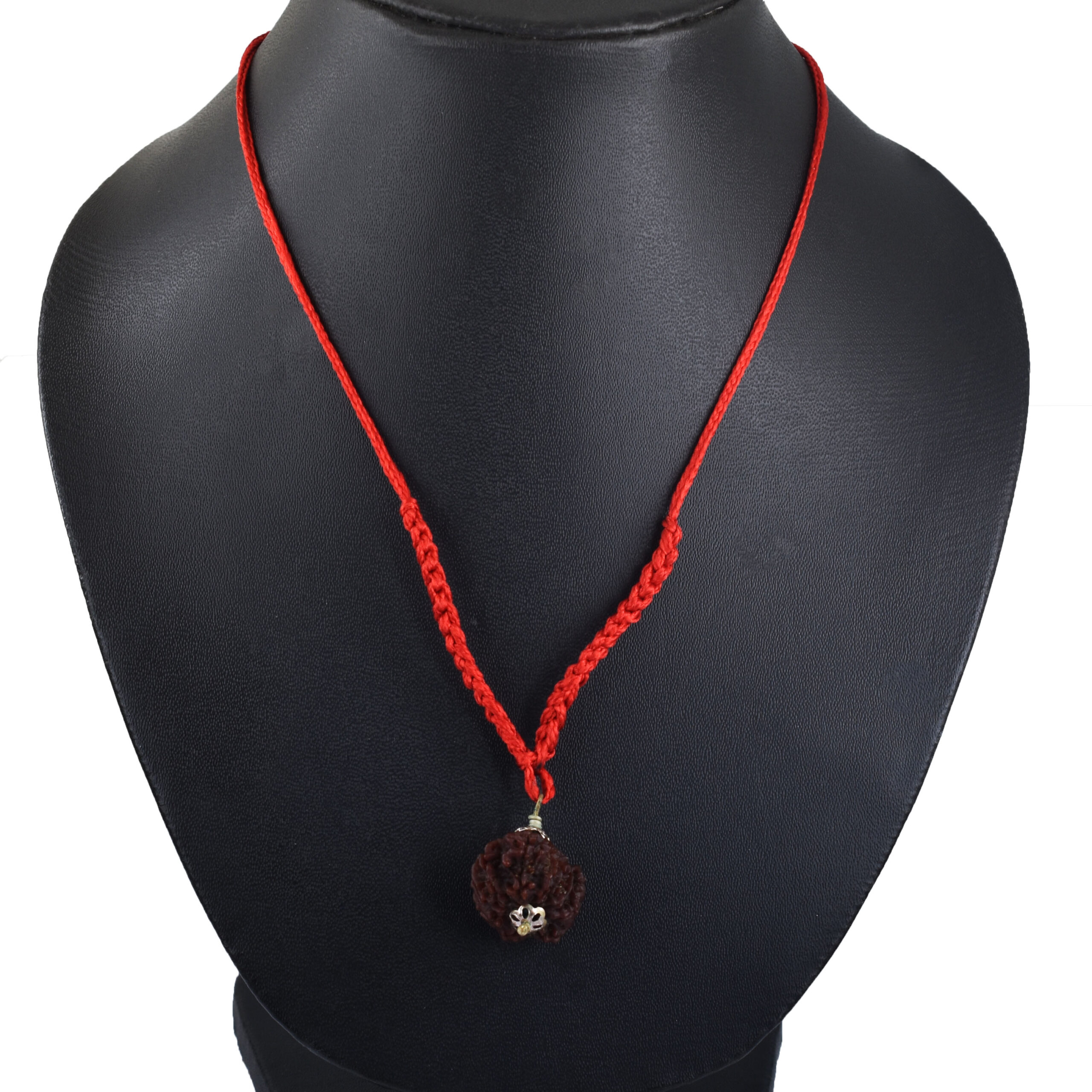 10 Mukhi Nepali Rudraksha Pendant – (Original Nepal) with Red Thread - Image 3