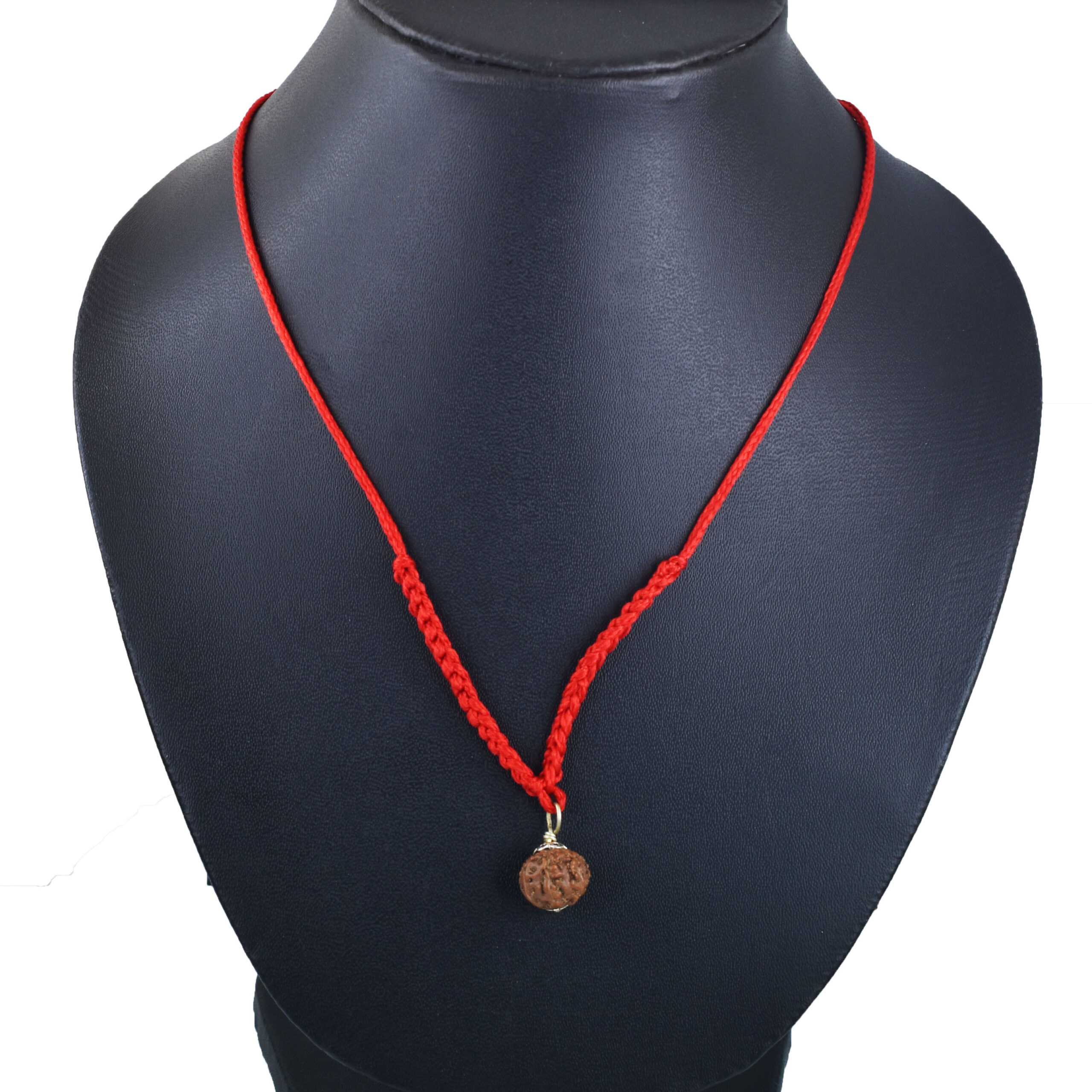 12 Mukhi Rudraksha Pendant (Nepali & Original) – Energized Surya with Red Thread - Image 2