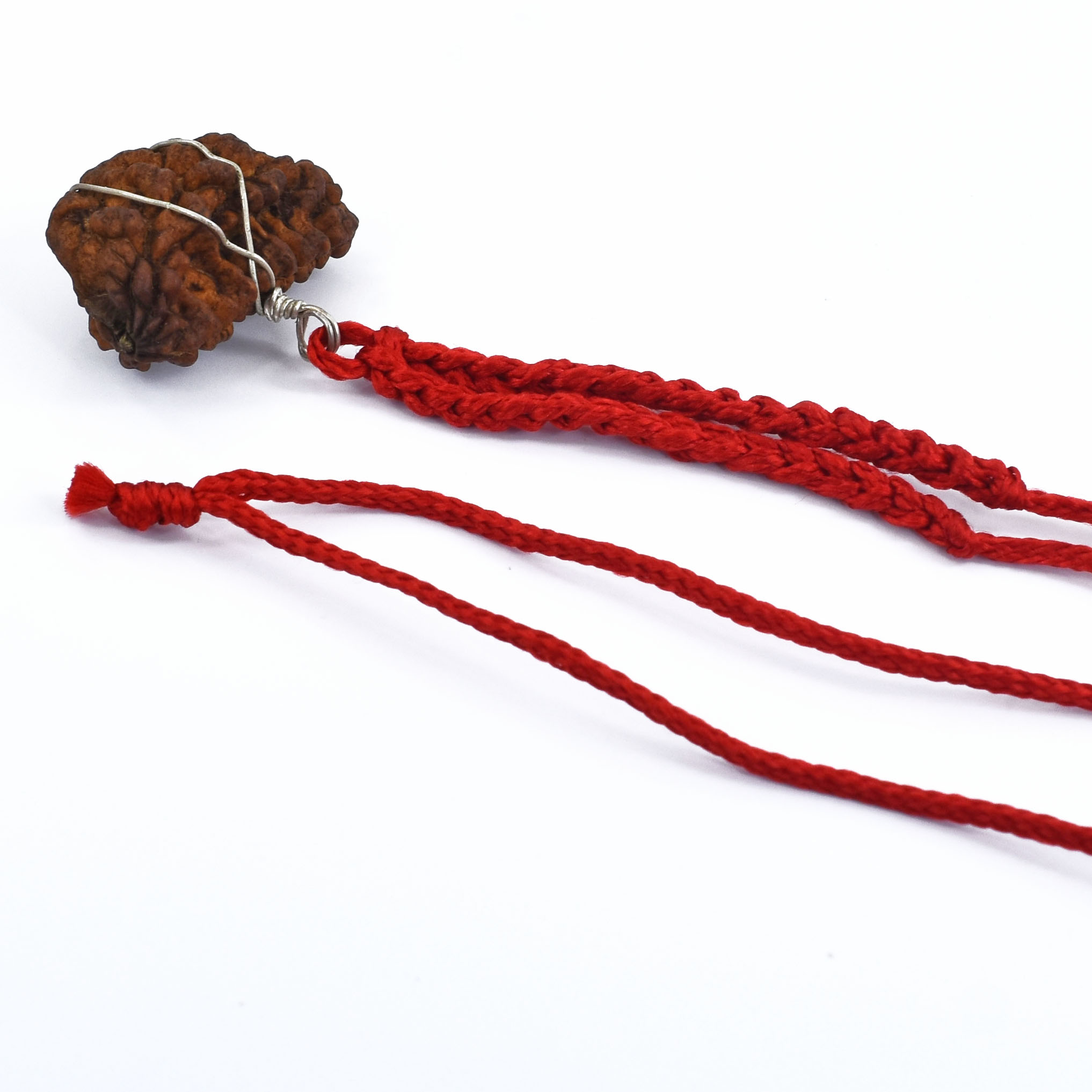 1 Mukhi Rudraksha Pendant – (Napal Original) with Sacred Red Thread - Image 4