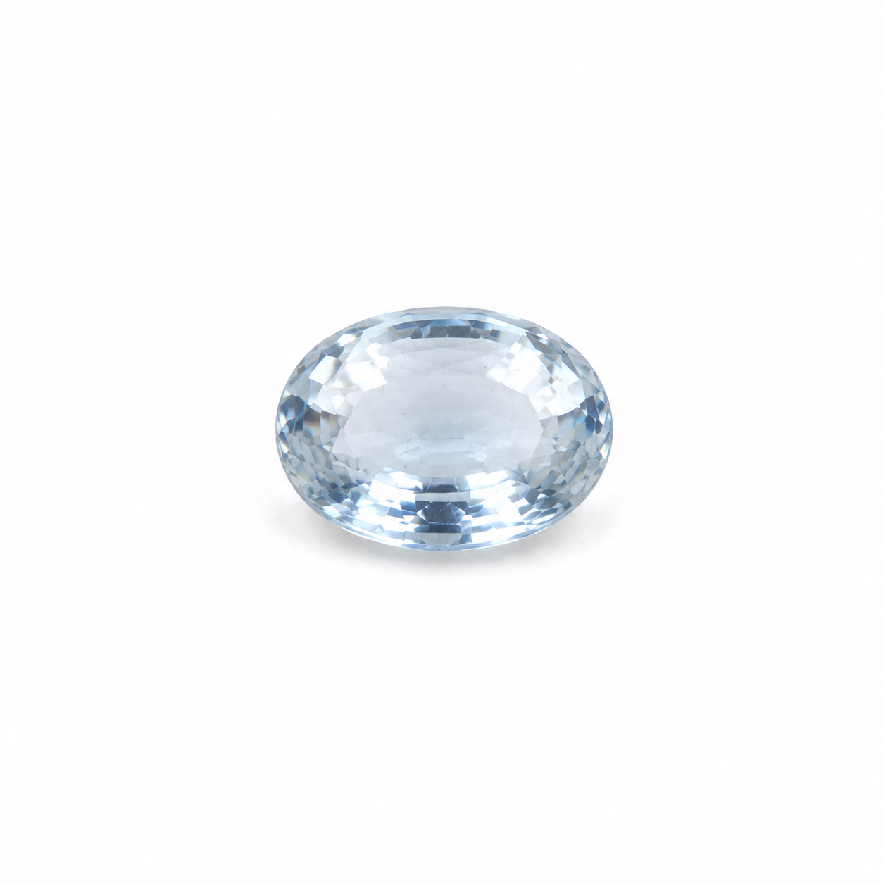 Natural White White Topaz Gemstone | Certified Oval Cut White Topaz for Astrology & Jewelry - Image 3