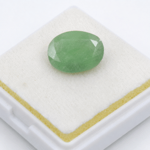 Natural Green Emerald (Panna) Oval Cut Loose Gemstone
