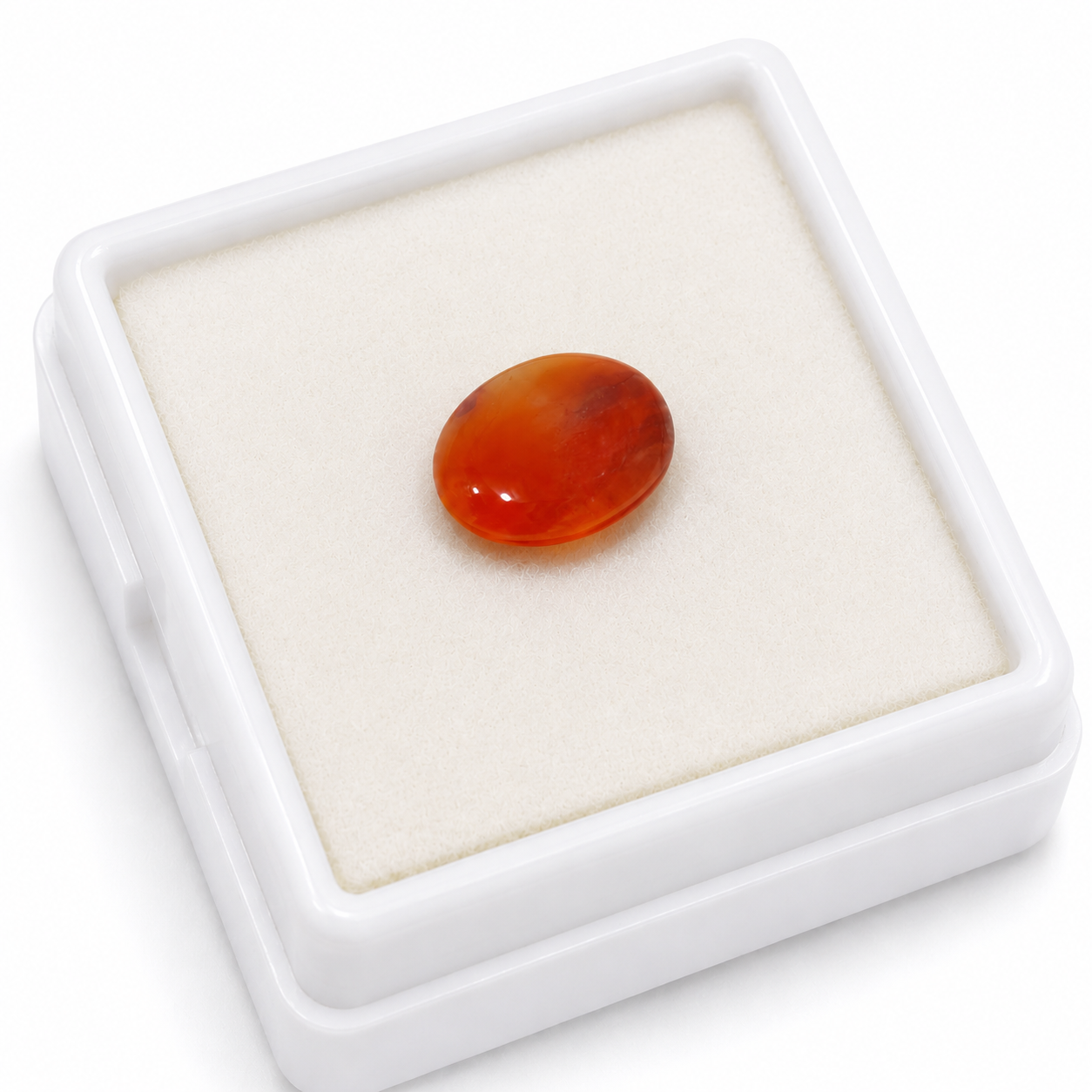 Natural Carnelian (Red Aqeeq) Oval Cabochon Gemstone – Loose Healing Crystal for Jewelry & Astrology - Image 2
