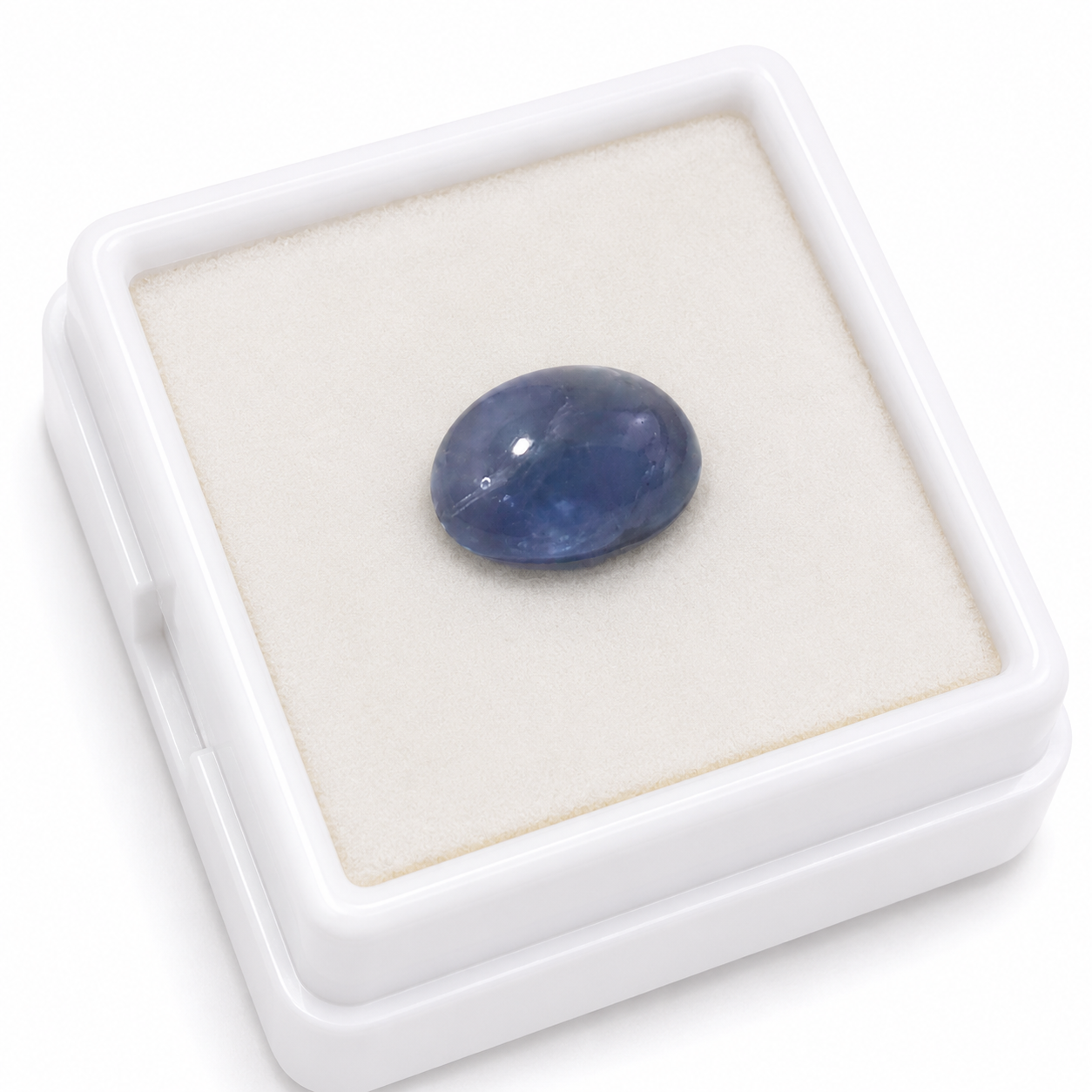 Natural Tanzanite Oval Cabochon Gemstone | Certified Blue Tanzanite Loose Stone | 7.47 Carat - Image 3