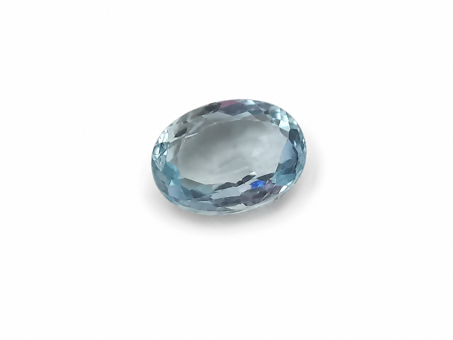 Natural Sky Blue Topaz (Oval Faceted) Certified Loose Gemstone