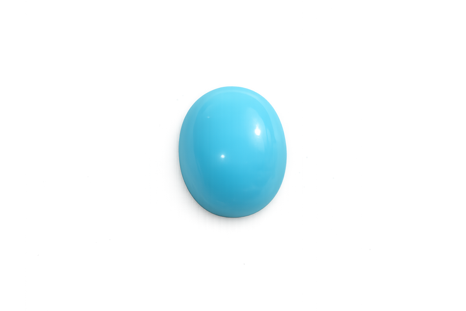 Natural Turquoise (Firoza) Gemstone | Oval Cabochon Loose Stone | Sky Blue Natural Gemstone for Jewelry & Astrology