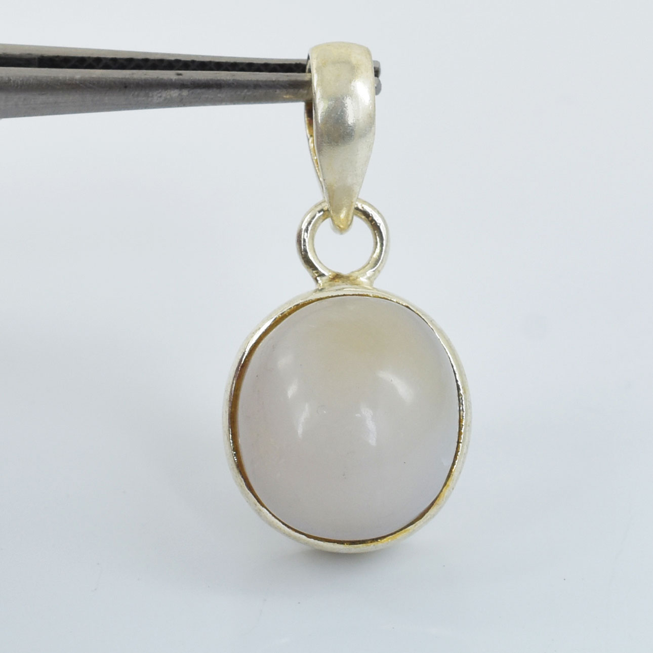 Opal Gemstone Pendant in Silver Plating | Healing Crystal Necklace | Astrological Stone Jewelry - Image 2